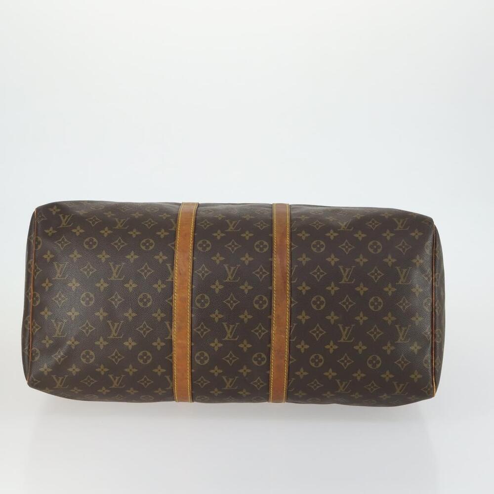 LOUIS VUITTON Monogram Keepall 55 Boston Bag M41424 LV Auth 161540 - Picture 5 of 16